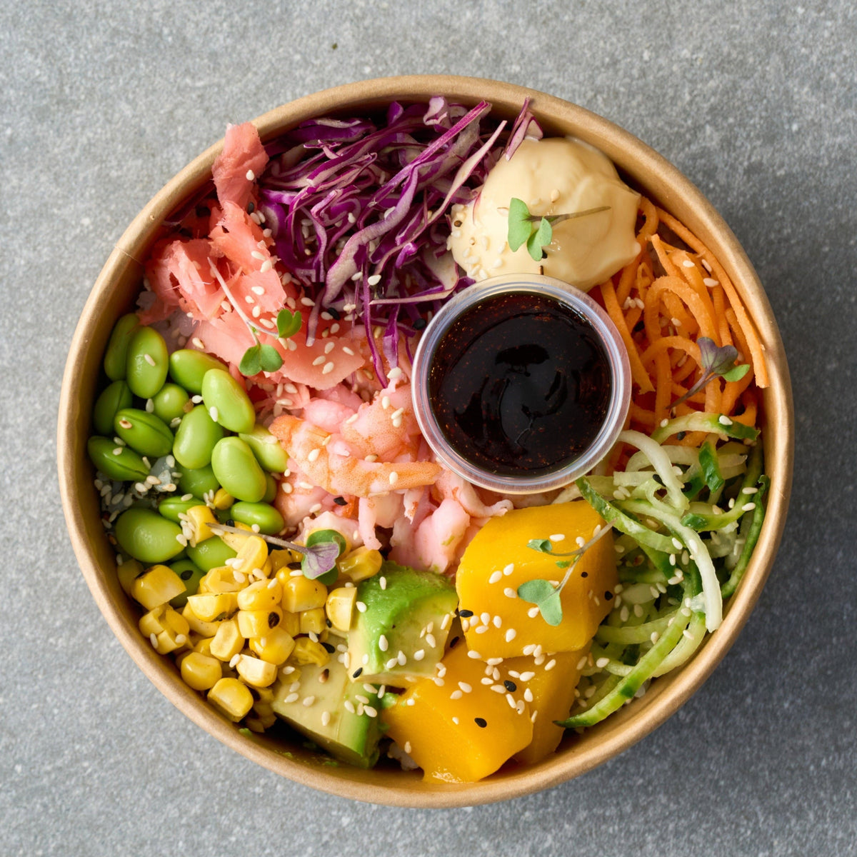 Prawn Poke Bowl