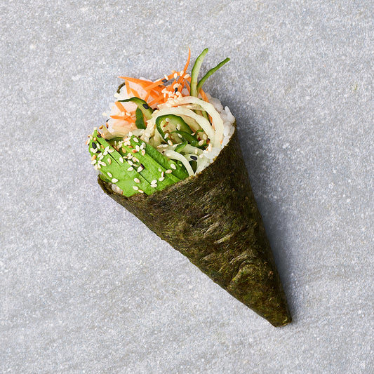 Cucumber & Avocado Hand Roll (Temaki) | 1pc